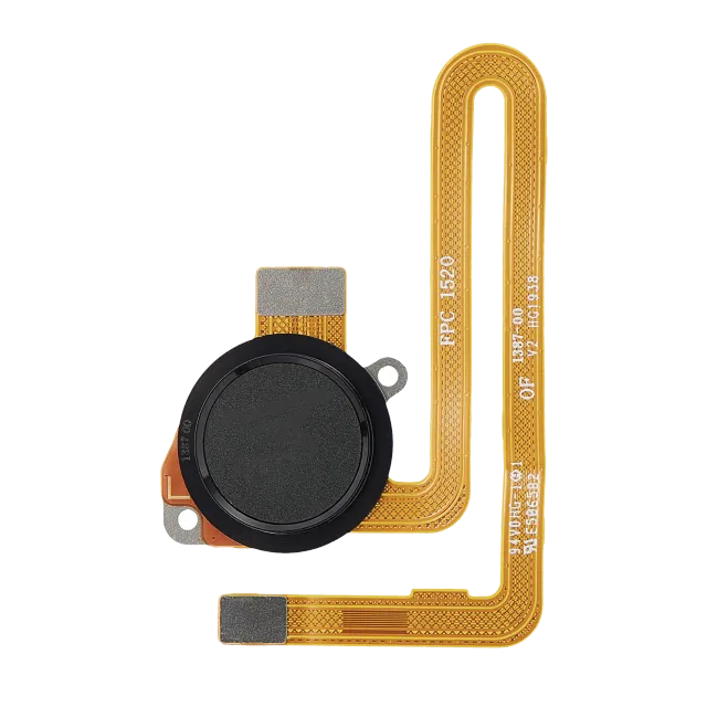 Otisků prstů čtečka s flex kabelem pro Motorola Moto G8 Power (XT2041-1 / XT2041-3 / 2020) (Smoke Black)