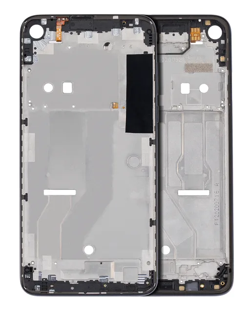 Střední rám (housing) pro Motorola Moto G8 Power (XT2041-1 / XT2041-3 / 2020) (Smoke Black)
