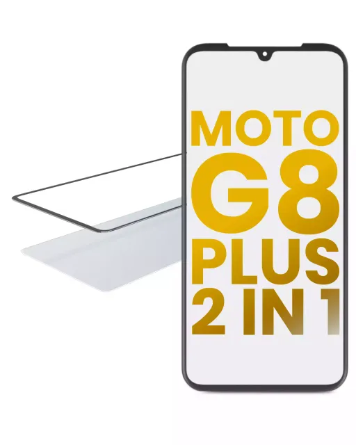 2v1 přední sklo s OCA (předinstalováno) pro Motorola Moto G8 Plus (XT2019 / 2019)