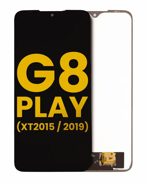 LCD displej bez rámečku pro Motorola Moto G8 Play (XT2015 / 2019) (repasovaný) (černá)