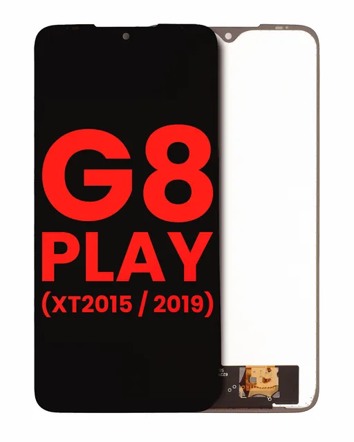 LCD displej bez rámečku pro Motorola Moto G8 Play (XT2015 / 2019) (Aftermarket Plus: Incell) (černá)