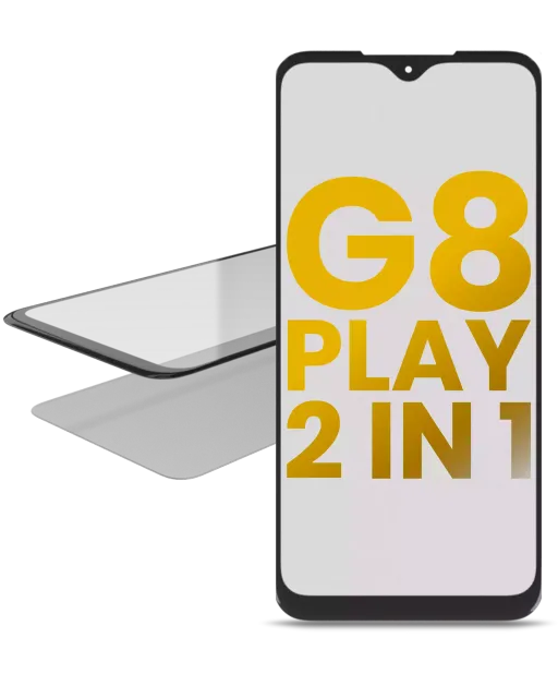 2v1 přední sklo s OCA (předinstalováno) pro Motorola Moto G8 Play (XT2015 / 2019)