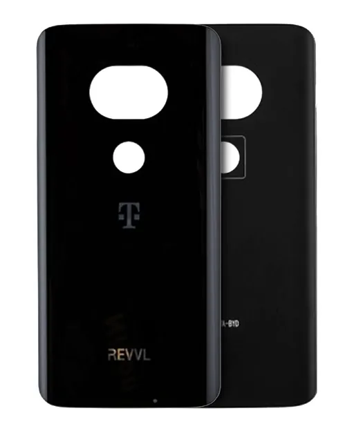 Zadní sklo pro Motorola Moto G7 Plus Revvl (XT1965-T / 2019) (originál OEM) (černá)