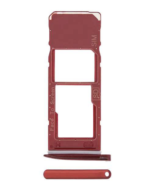 SIM šuplík (jedna SIM) pro Motorola Moto G7 (XT1962 / 2019) / Moto G7 Plus (XT1965 / 2019) (Viva Red)