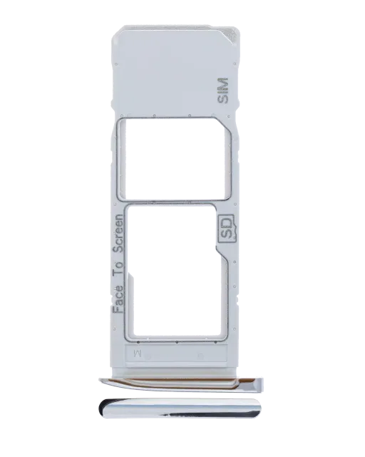 SIM šuplík (jedna SIM) pro Motorola Moto G7 (XT1962 / 2019) / G7 Plus (XT1965-2 / 2019) (stříbrná)