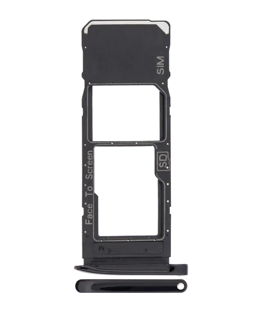 SIM šuplík (jedna SIM) pro Motorola Moto G7 (XT1962 / 2019) / G7 Plus (XT1965-2 / 2019) (černá)