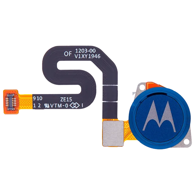 Otisků prstů Scanner s flexem pro Motorola Moto G7 Power (XT1955 / 2019) (originál OEM) (Marine Blue)