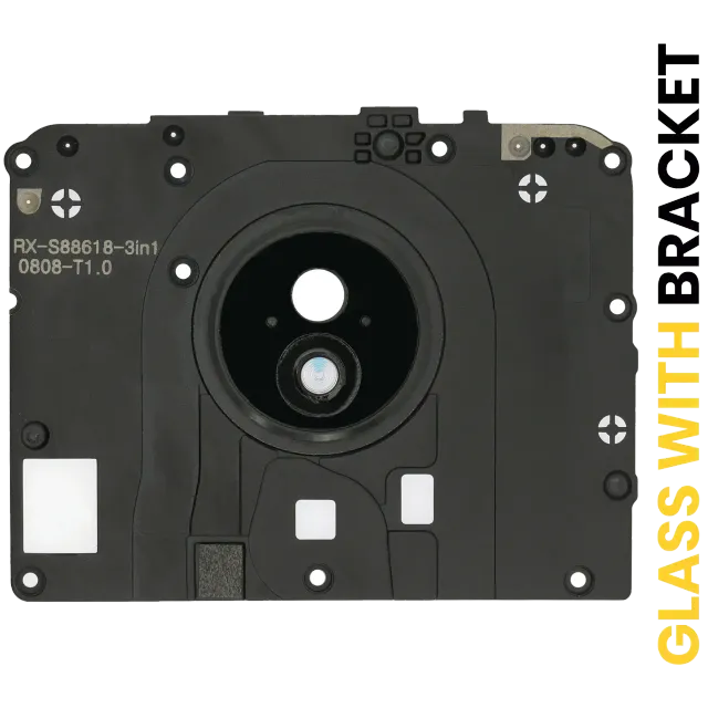 Sklíčko zadní kamery s držákem pro Motorola Moto G7 Power (XT1955 / 2019) (Brazil Version) (Ceramic Black)