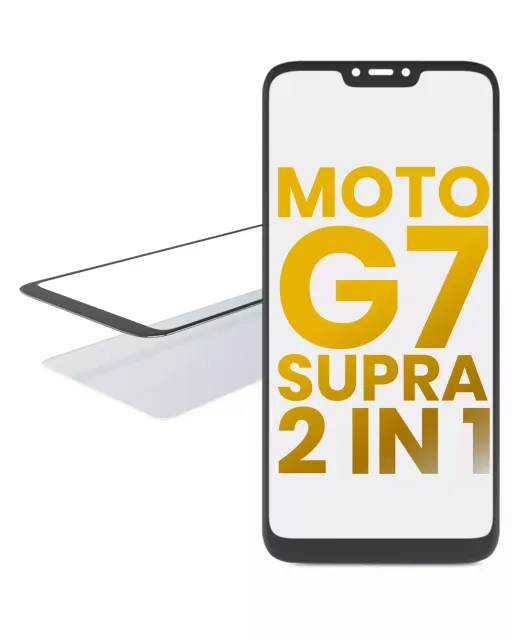 2v1 přední sklo s OCA (předinstalováno) pro Motorola Moto G7 Supra (XT1955-5 / 2019)