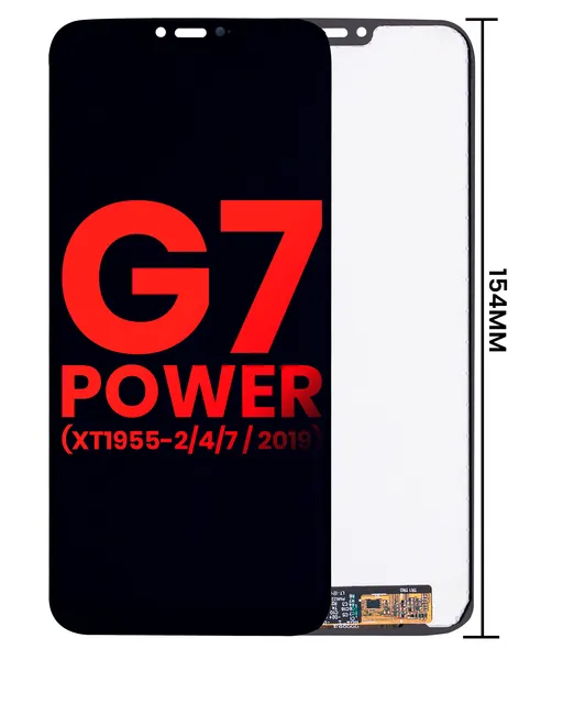 LCD displej bez rámečku pro Motorola Moto G7 Power (154 mm) (XT1955-1/2/4/7 / 2019) (mezinárodní verze) (Aftermarket Plus) (všechny barvy)