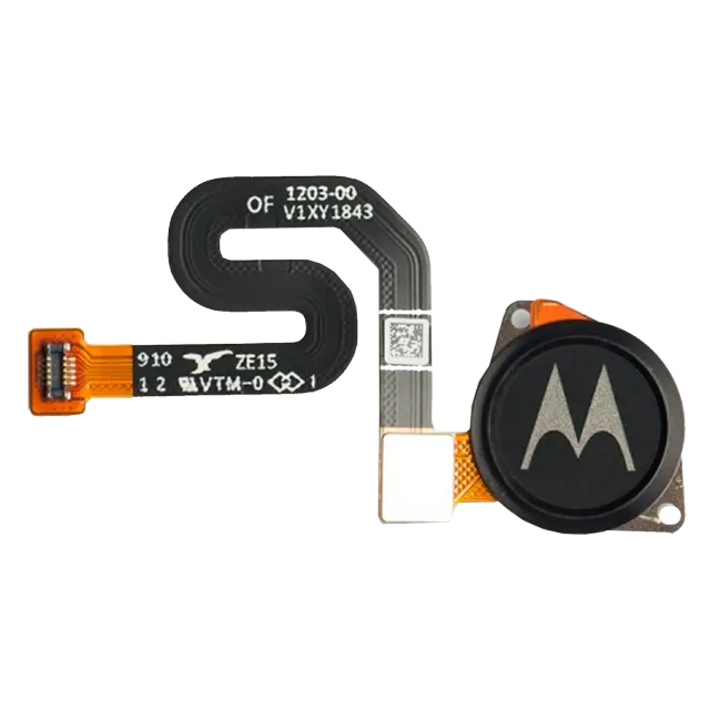 Otisků prstů Scanner s lepením pro Motorola Moto G7 Play (XT1952-X / 2019) (originál OEM) (černá)