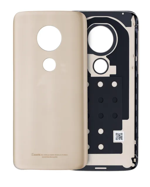 Zadní sklo pro Motorola Moto G7 Play (XT1952 / 2019) (zlatá) (US verze)