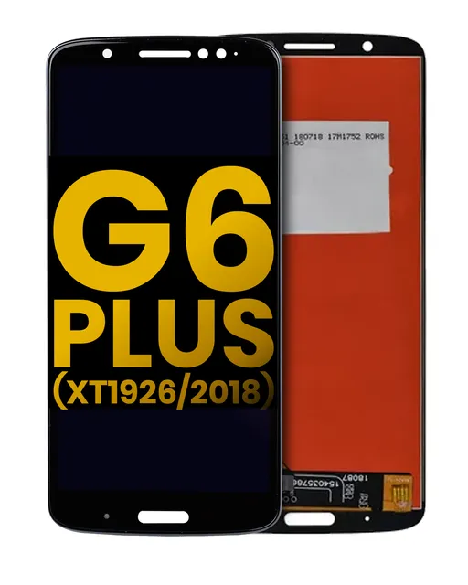 LCD displej bez rámečku pro Motorola Moto G6 Plus (XT1926 / 2018) (repasovaný) (černá)