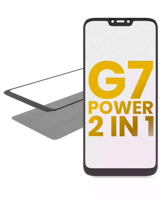 2v1 přední sklo s OCA (předinstalováno) pro Motorola Moto G7 Power (XT1955 / 2019)