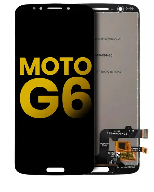 LCD displej bez rámečku pro Motorola Moto G6 5.7" (151 mm) (XT1925 / 2018) (repasovaný) (černá)
