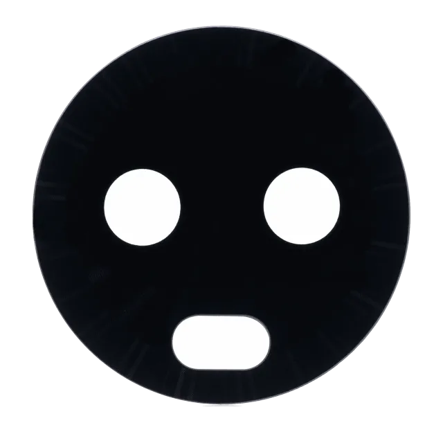 Sklíčko zadní kamery pro Motorola Moto G6 (XT1925 / 2018) (černá)