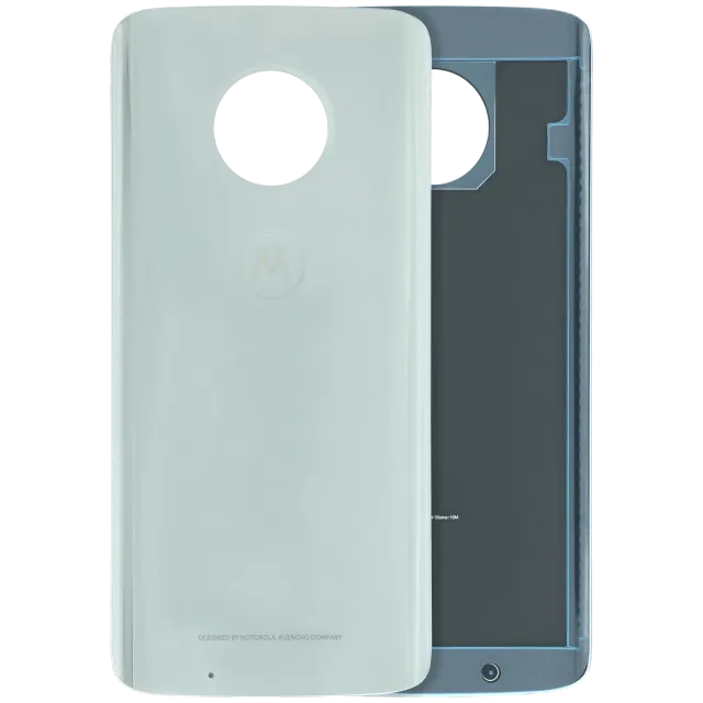 Zadní sklo pro Motorola Moto G6 (XT1925 / 2018) (originál OEM) (stříbrná)