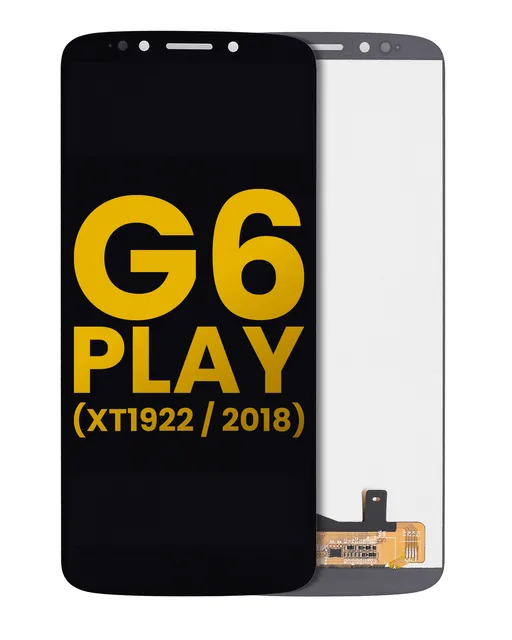 LCD displej bez rámečku pro Motorola Moto G6 Play (XT1922 / 2018) (mezinárodní verze) (repasovaný) (černá)