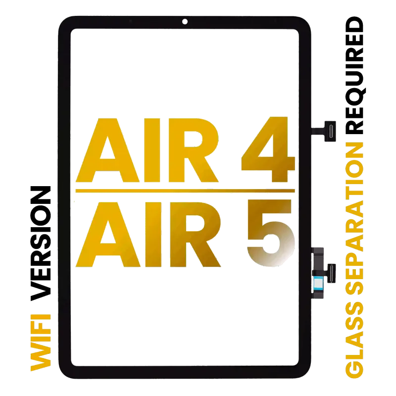 Dotyková vrstva (digitizér) pro iPad Air 4 / Air 5 (předinstalovaná OCA, nutné oddělení skla) (Premium) (všechny barvy) (jen WiFi)