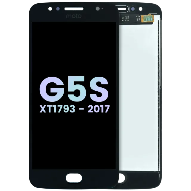 LCD displej bez rámečku pro Motorola Moto G5s (XT1793 / 2017) (Genuine) (černá)