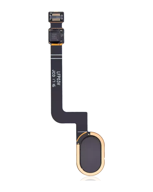 Tlačítko Home s flex kabelem pro Motorola Moto G5 Plus (XT1687 / 2017) (originál OEM) (černá)