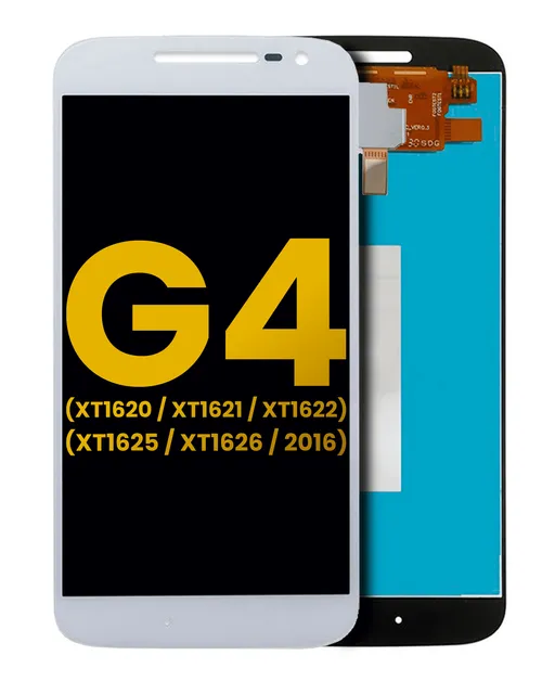 LCD displej bez rámečku pro Motorola Moto G4 (XT1620 / XT1621 / XT1622 / XT1625 / XT1626 / 2016) (repasovaný) (bílá)