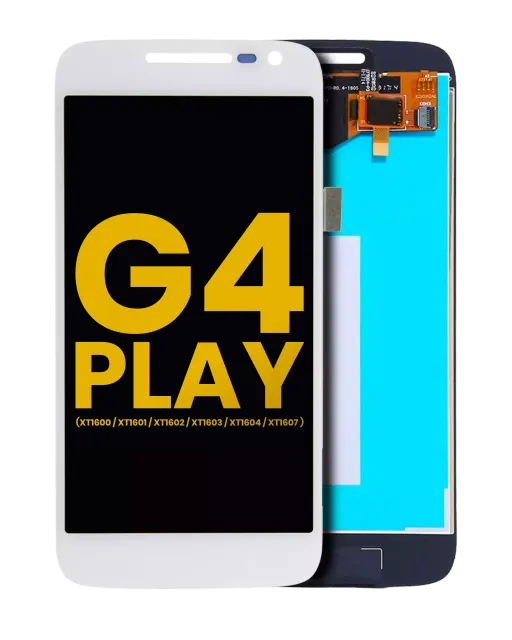 LCD displej bez rámečku pro Motorola Moto G4 Play (XT1600 / XT1601 / XT1602 / XT1603 / XT1604 / XT1607 / XT1609 / 2016) (repasovaný) (bílá)