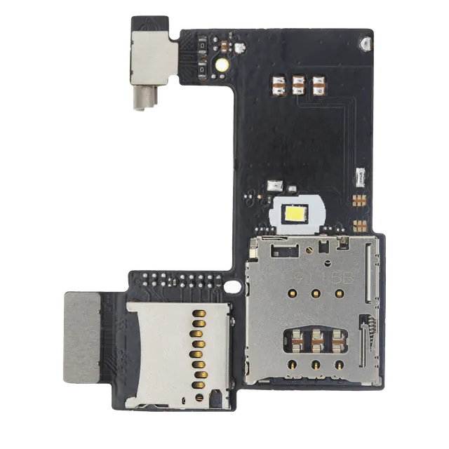 Flex čtečky SIM s deskou pro Motorola Moto G2 (XT1068 / 2014) (Single Sim)