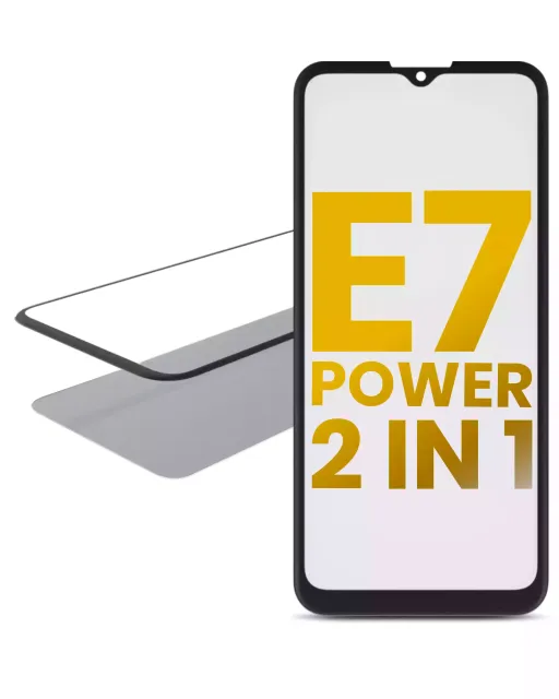 2v1 přední sklo s OCA (předinstalováno) pro Motorola Moto E7 Power (XT2097-6 / 2021) / Moto E7i Power (XT2097-12 / 2021)