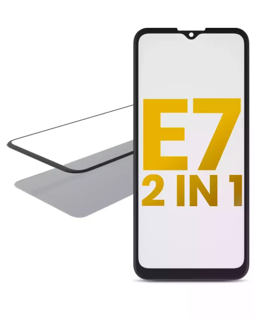 2v1 přední sklo s OCA (předinstalováno) pro Motorola Moto E7 (XT2095 / 2020)