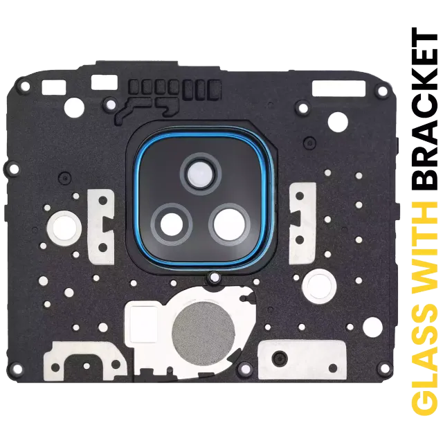 Sklíčko zadní kamery s držákem pro Motorola Moto E7 Plus (XT2081 / 2020) (Navy Blue)