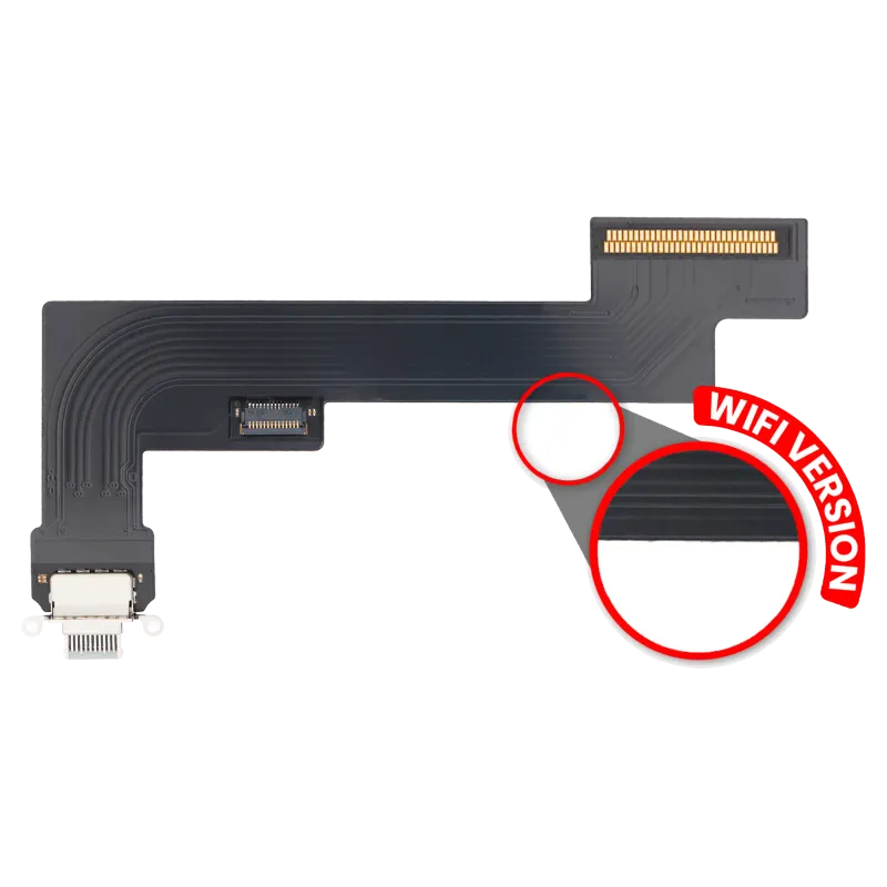 Flex kabel nabíjecího konektoru pro iPad Air 4 (jen WiFi) (Premium) (nebesky modrá)