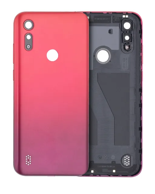 Zadní sklo pro Motorola Moto E6S (XT2053 / 2020) (Sunrise Red)
