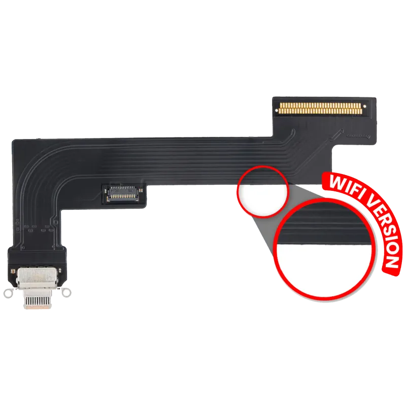 Flex kabel nabíjecího konektoru pro iPad Air 4 (jen WiFi) (Premium) (růžově zlatá)