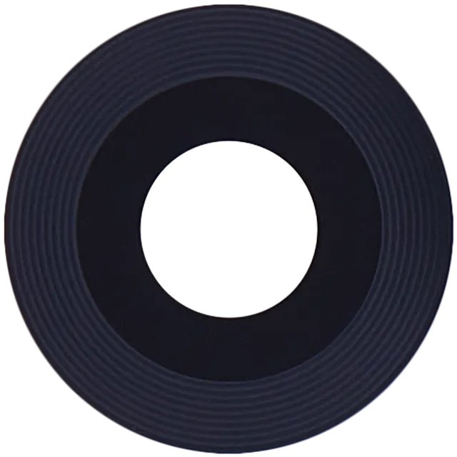 Sklíčko zadní kamery (Round) pro Motorola Moto E (XT2052 / 2020) (originál OEM) (černá)