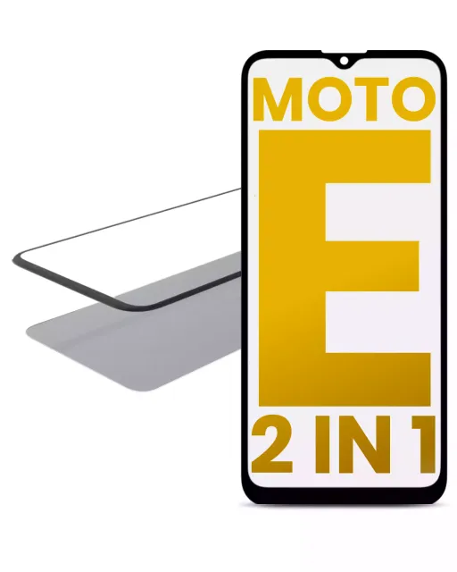 2v1 přední sklo s OCA (předinstalováno) pro Motorola Moto E (XT2052 / 2020)