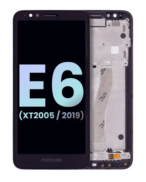 LCD displej s rámečkem pro Motorola Moto E6 (XT2005 / 2019) (originál OEM) (všechny barvy)
