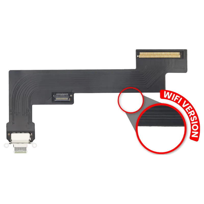 Flex kabel nabíjecího konektoru pro iPad Air 4 (jen WiFi) (Premium) (zelená)