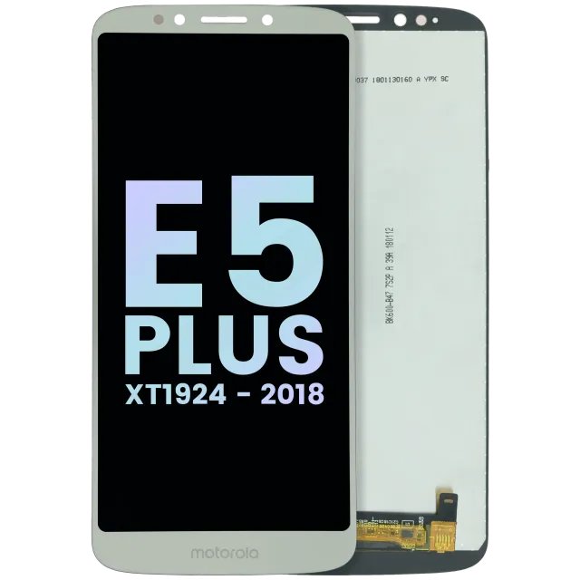 LCD displej bez rámečku pro Motorola Moto E5 Plus (XT1924 / 2018) (originál OEM) (zlatá)
