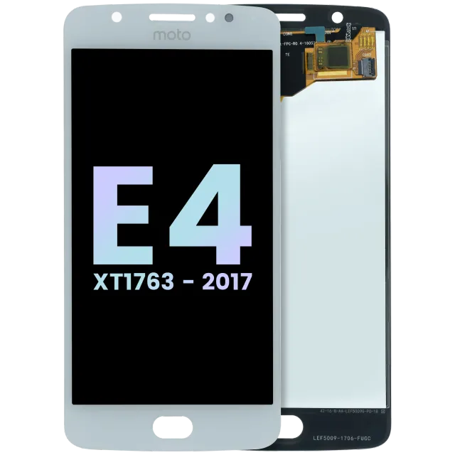 LCD displej bez rámečku pro Motorola Moto E4 (XT1763 / 2017) (originál OEM) (bílá)