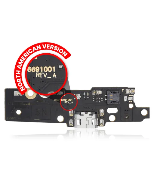 Deska nabíjecího konektoru (Without Finger Sensor) pro Motorola Moto E4 (XT1764 / XT1767 / XT1768 / 2017) (US Version / Rev_A)