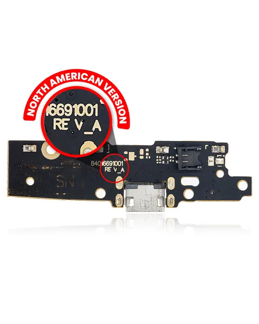 Deska nabíjecího konektoru (With Finger Sensor) pro Motorola E4 (XT1764 / XT1767 / XT1768 / 2017) (US Version / Rev_A)