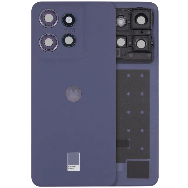 Zadní sklo pro Motorola Moto Edge 50 Neo (XT2409 / 2024) (Premium) (Grisaille)