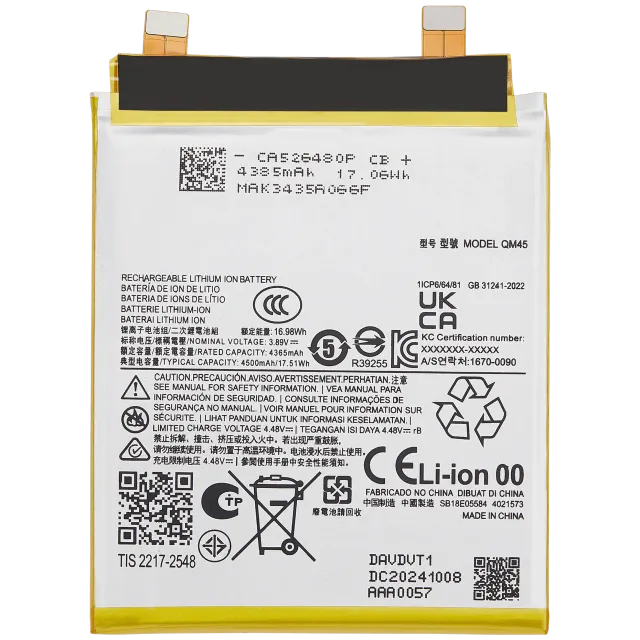 Baterie pro Motorola Moto Edge 50 Pro (XT2403 / 2024) (QM45)