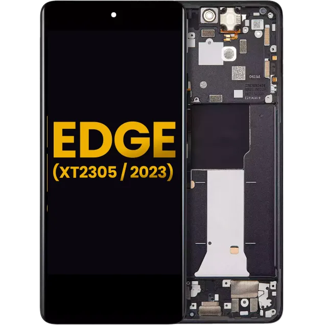 OLED displej s rámečkem pro Motorola Moto Edge (XT2305 / 2023) (repasovaný) (Eclipse Black)