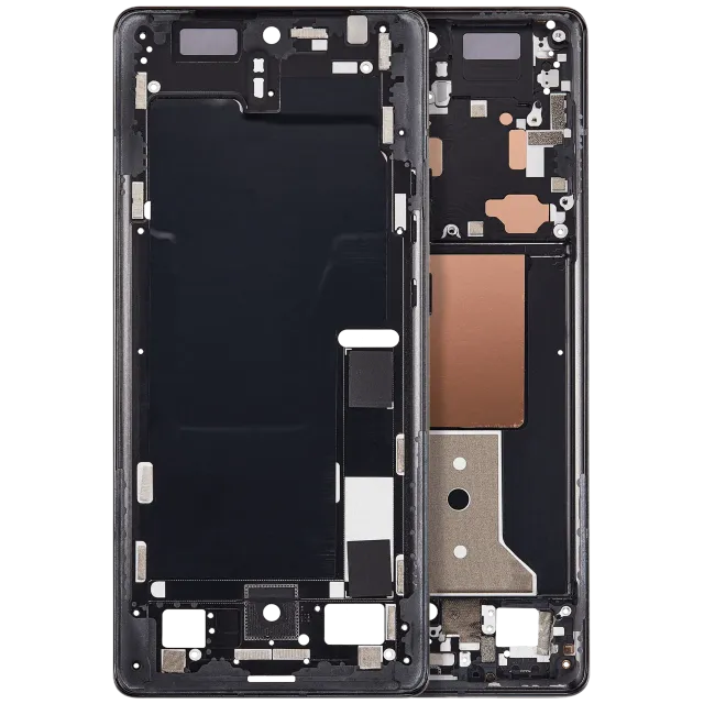 Rámeček LCD displeje pro Motorola Edge Plus / Edge 40 Pro (XT2301 / 2023) (černá)