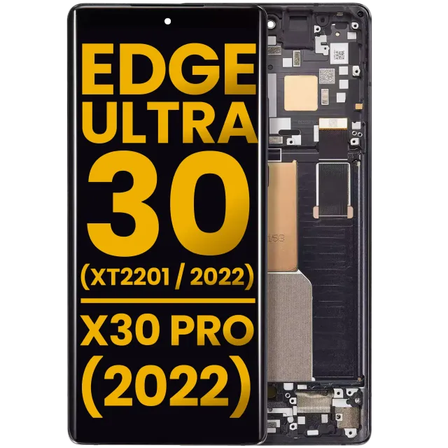 OLED displej bez rámečku pro Motorola Edge 30 Ultra (XT2201 / 2022) / Motorola Moto X30 Pro (2022) (repasovaný) (Interstellar Black)
