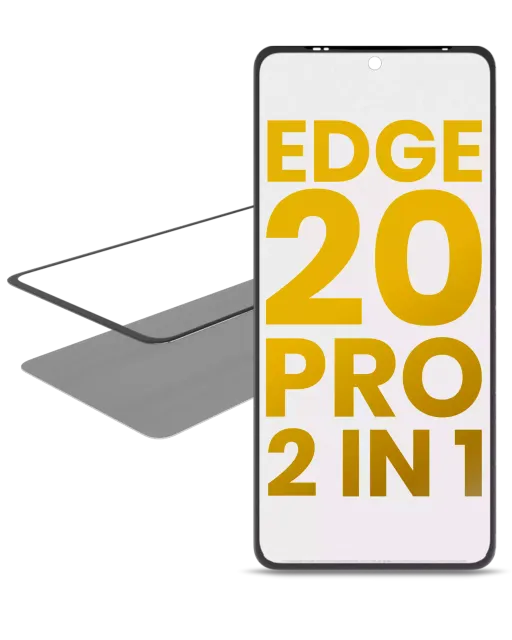 2v1 přední sklo s OCA (předinstalováno) pro Motorola Edge 20 Pro (XT2153-1 / 2021)