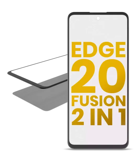 2v1 přední sklo s OCA (předinstalováno) pro Motorola Edge 20 Fusion (XT2139-2 / 2021)