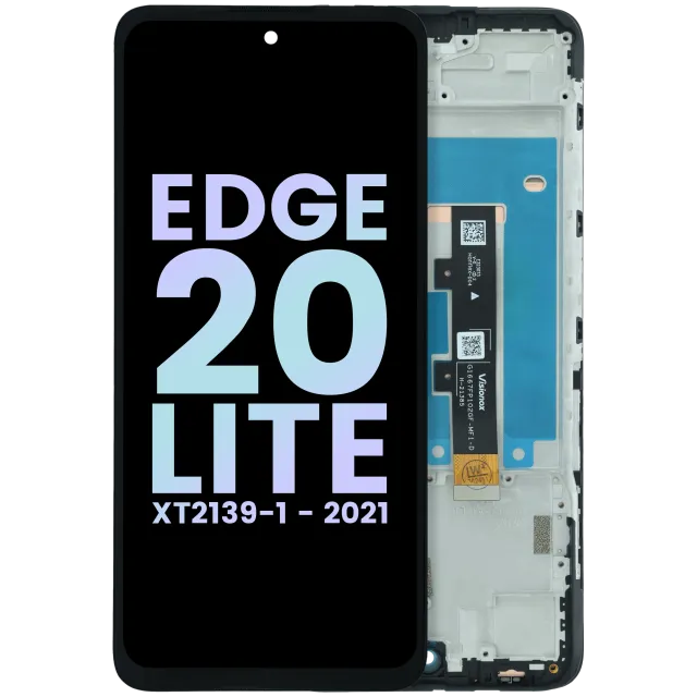 OLED displej s rámečkem pro Motorola Edge 20 Lite (XT2139-1 / 2021) (originál OEM) (všechny barvy)